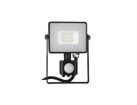 Projektor LED 10W 800lm 3000K Dioda SAMSUNG z czujnikiem ruchu PIR Czarny IP65 436