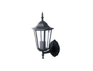Lampa Ogrodowa Ścienna VT-749 E27 Max. 40W Czarna UP 7066