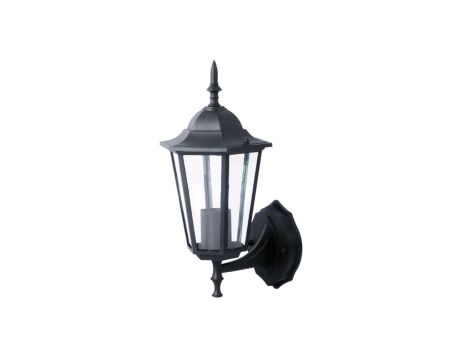 Lampa Ogrodowa Ścienna VT-749 E27 Max. 40W Czarna UP 7066