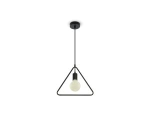Lampa Wisząca VT-7321 E27 Max. 60W Trójkąt Czarna 3838