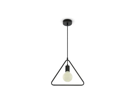 Lampa Wisząca VT-7321 E27 Max. 60W Trójkąt Czarna 3838
