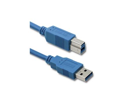 Qoltec Kabel USB 3.0 do drukarki A męski B męski 2m
