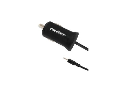 Qoltec Ładowarka samochodowa 12-24V 12W 5V 2.4A 2.5*0.7 1.4m