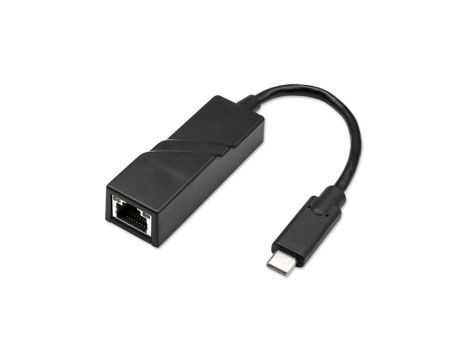 Qoltec Adapter sieciowy przejściówka USB-C 3.1 RJ-45 Ethernet 1000Mb/s