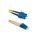 Qoltec Patchcord światłowodowy SC/UPC - LC/UPC Singlemode 9/125 G652D Duplex 2m
