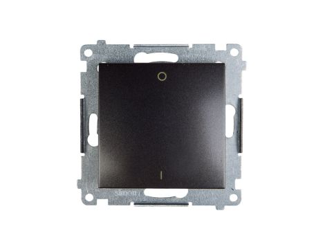 Simon 54 Łącznik dwubiegunowy, szybkozłącza, antracyt DW2.01/48