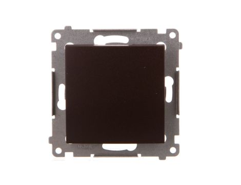 Simon 54 Przycisk pojedynczy zwierny brąz mat DP1A.01/46