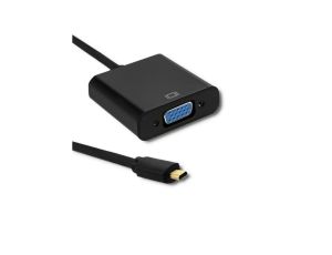 Qoltec Adapter Micro HDMI D męski VGA żeńskie 0.2m