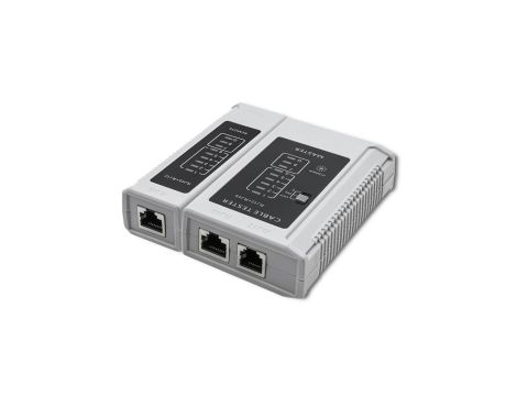 Qoltec Tester sieci kablowych RJ45 RJ12