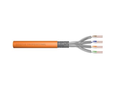 Kabel teleinformatyczny S/FTP kat.7 LSZH drut pomarańczowy B2ca DK-1745-VH-5 /500m/