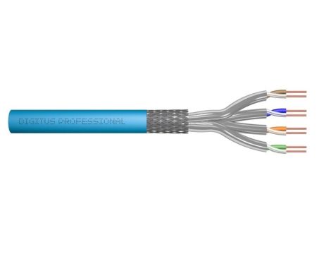 Kabel teleinformatyczny S/FTP kat. 6A LS0H drut niebieski Eca DK-1641-A-VH-5 /500m/