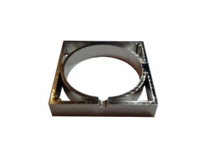 Dystans do oprawy meblowej PROS kwadrat ramka dystans srebrny