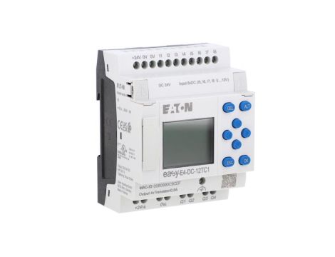 Przekaźnik programowalny 24VDC 8DI(4AI) 4DO-T EASY-E4-DC-12TC1 197213