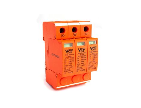 Ogranicznik przepięć fotowoltaicznych DC typ 2 3P 1000V Professional VCX