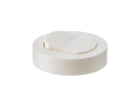 Włącznik meblowy biały nawierzchniowy fi65 230V 2,5A z kablem 2m 2x0,75mm2