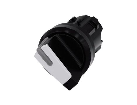 Przełącznik 2 pozycyjny 22mm czarny/biały bez samopowrotu O-I możl podświetlenie tworzywo IP69k SIRIUS ACT 3SU1002-2BF60-0AA0