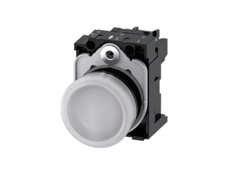 Lampka sygnalizacyjna kompletna 22mm biała LED 230V AC tworzywo przył śrubowe SIRIUS ACT 3SU1106-6AA60-1AA0