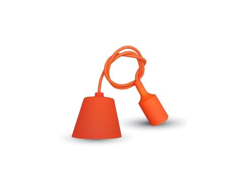 Oprawa Wisząca Silikonowa VT-7228 E27 Pomarańczowy 3484