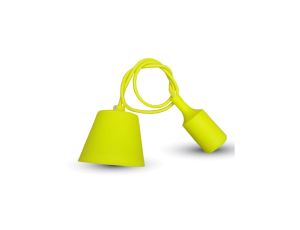 Oprawa Wisząca Silikonowa VT-7228 E27 Żółty 3485