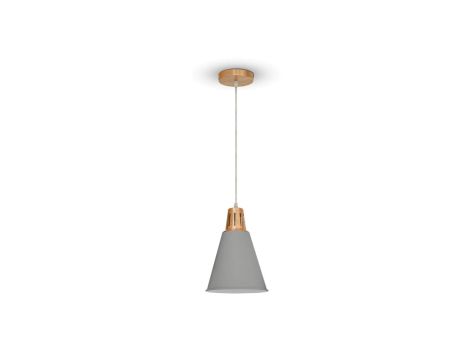 Lampa Wisząca VT-7520 E27 Modern Czerwono Szary 3701