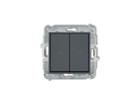 MINI Przycisk żaluzjowy grafitowy mat 28MWP-8