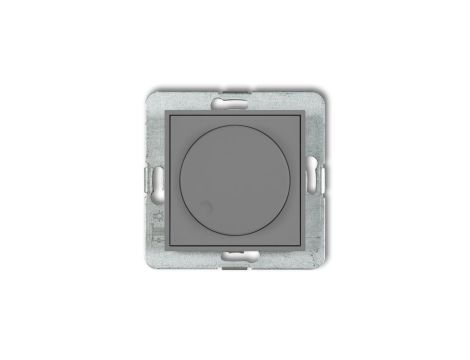 MINI Ściemniacz elektroniczny przyciskowo-obrotowy do lamp LED szary mat 27MRO-2