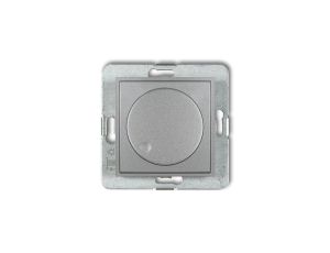 MINI Ściemniacz elektroniczny przyciskowo-obrotowy do lamp LED srebrny metalik 7MRO-2 RO-MI-03-01-07-01-01