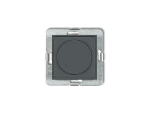 MINI Ściemniacz elektroniczny przyciskowo-obrotowy do lamp LED grafitowy mat 28MRO-2