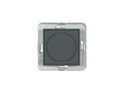 MINI Ściemniacz elektroniczny przyciskowo-obrotowy do lamp LED grafitowy mat 28MRO-2