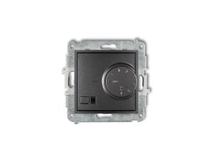 MINI Regulator temperatury elektroniczny z czujnikiem powietrznym grafitowy 11MRT-2