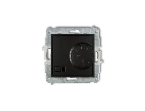 MINI Regulator temperatury elektroniczny z czujnikiem powietrznym czarny mat 12MRT-2