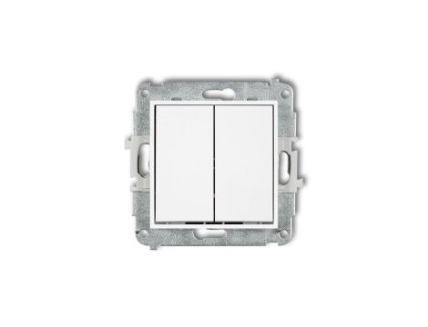 MINI Przycisk dwubiegunowy biały MWP-44.2