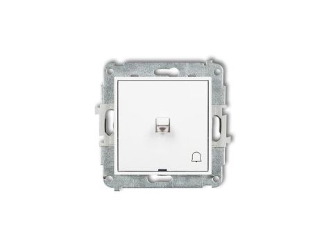 MINI Przycisk /dzwonek/ w stylu amerykańskim biały MWPUS-4