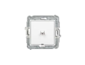 MINI Przycisk jednobiegunowy w stylu amerykańskim biały MWPUS-4.1