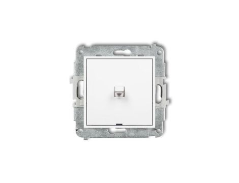 MINI Przycisk jednobiegunowy w stylu amerykańskim biały MWPUS-4.1