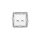 MINI Przycisk dwubiegunowy (dwa klawisze bez piktogramów osobne zasilanie) w stylu amerykańskim biały MWPUS-44.2