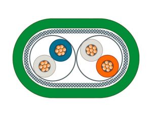 Kabel krosowy (patchcord) Ethernet TP 2xRJ45 /1 m/ 6XV1850-2GH10