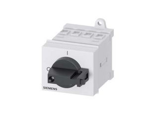 Rozłącznik główny 3P 16A 7.5kW AC23A 400V montaż modułowy pokrętło czarne piórkowe 3LD2030-0TK11