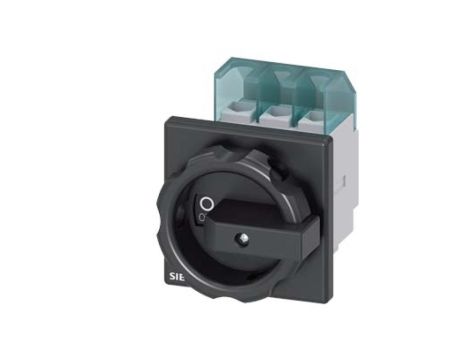 Rozłącznik główny 3P 25A 9.5kW AC23A 400V pokr czarne montaż tablicowy 4 otwory 3LD2103-0TK51