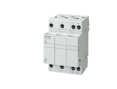 Podstawa bezpiecznikowa do wkł. cylindrycznych 8x32mm 20A 3P 3NW7333